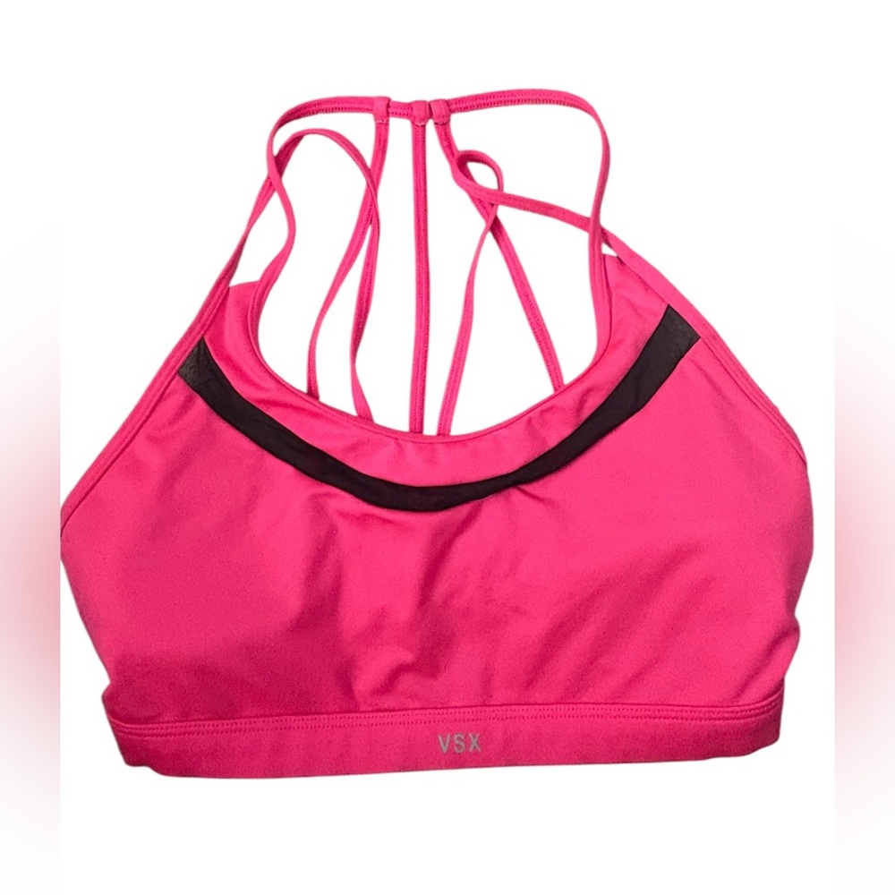VSX Hot Pink Strappy Sports Bra